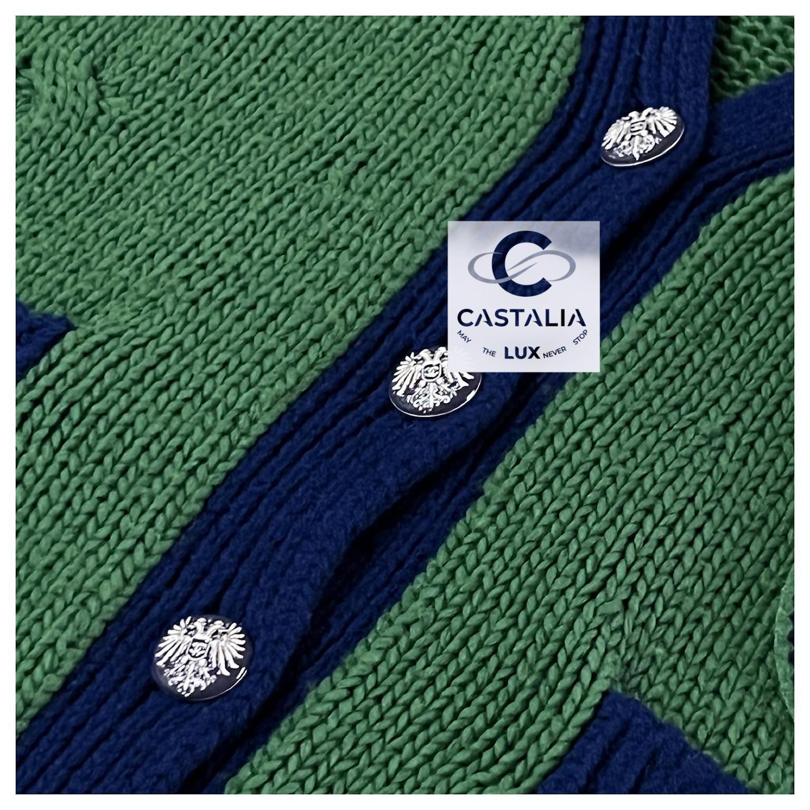 Chanel New Rarest CC Edelweiss Patch Salzburg Cardigan 8