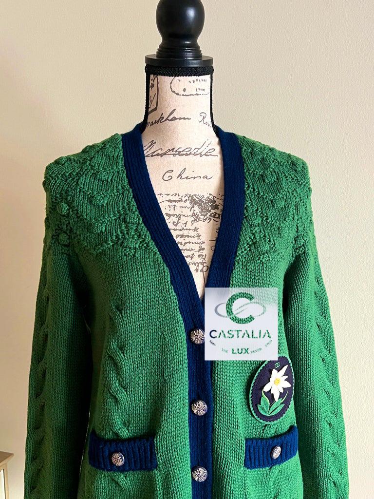 Chanel New Rarest CC Edelweiss Patch Salzburg Cardigan 1