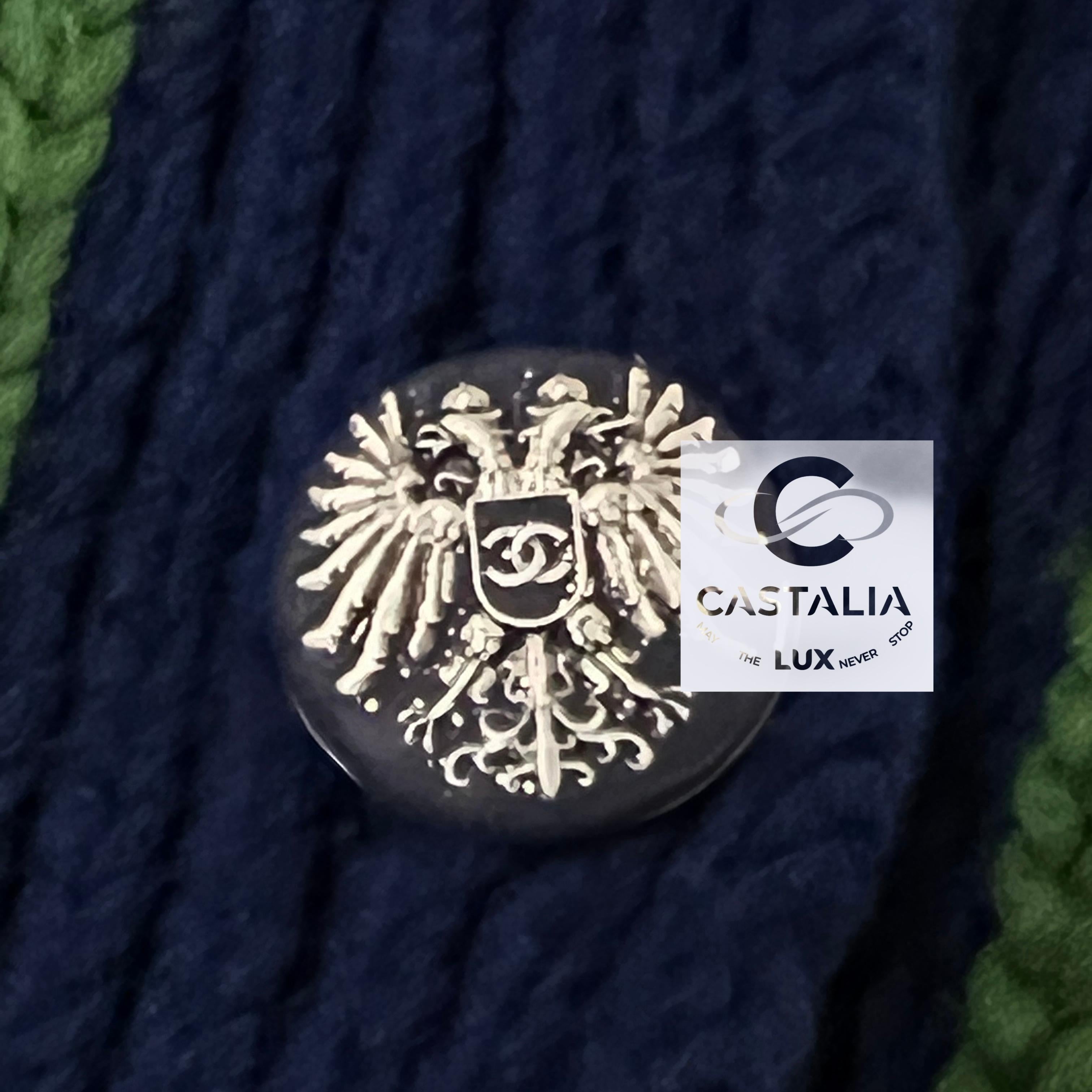 Chanel New Rarest CC Edelweiss Patch Salzburg Cardigan 4