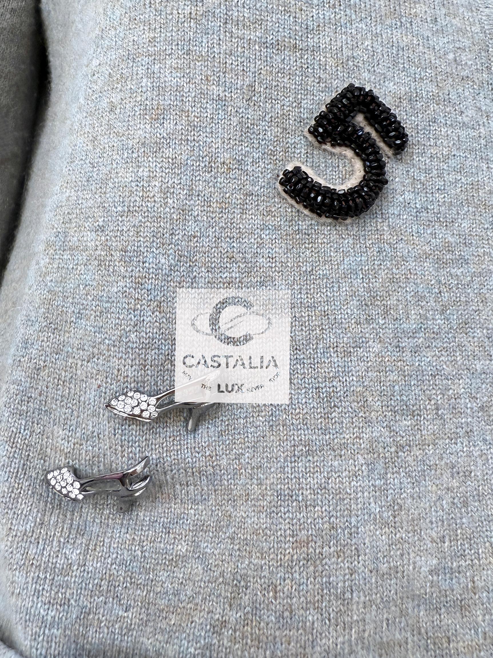 Chanel New Rarest Lucky Charms Cashmere Cardigan 8