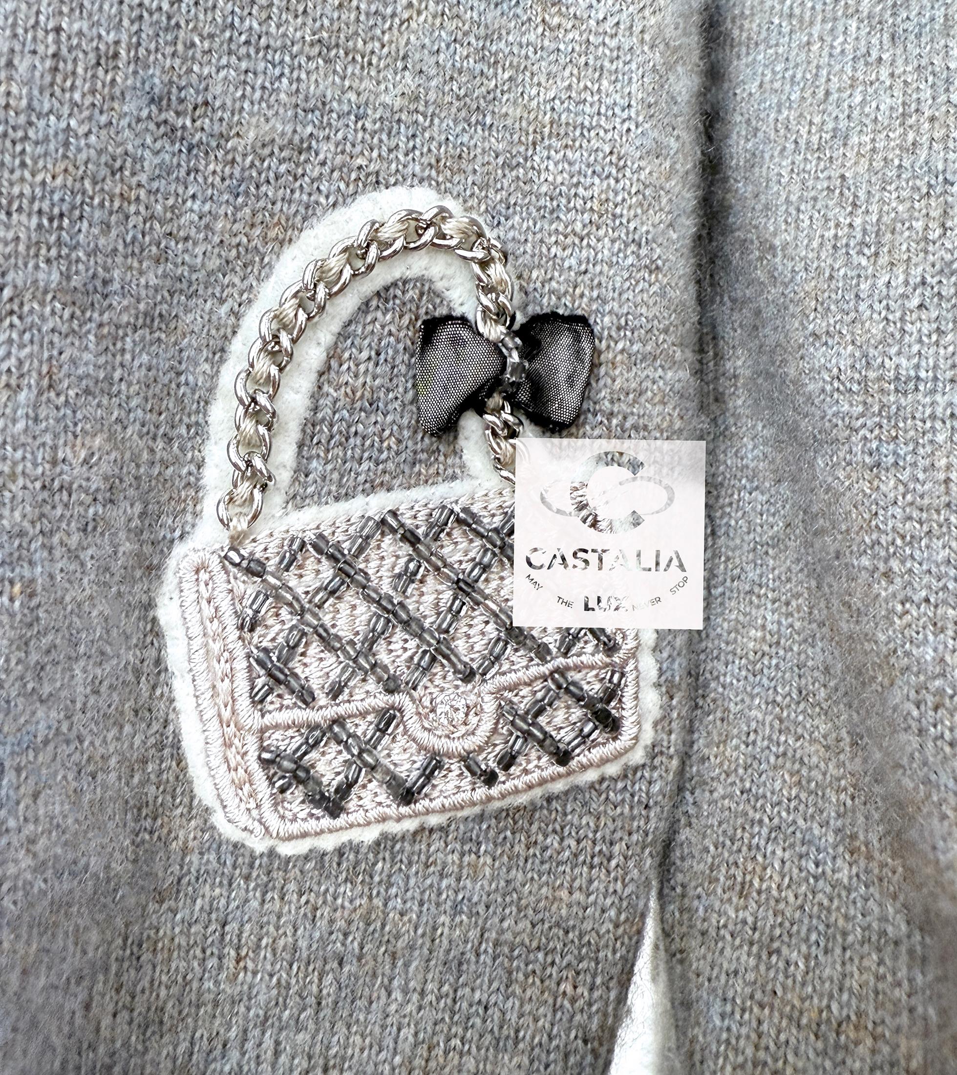 Chanel New Rarest Lucky Charms Cashmere Cardigan 9