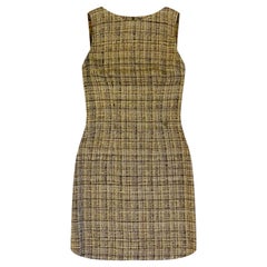 Chanel New Ribbon Tweed Dress with Suede Details