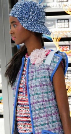 Chanel New Ribbon Tweed Runway Jacket Vest