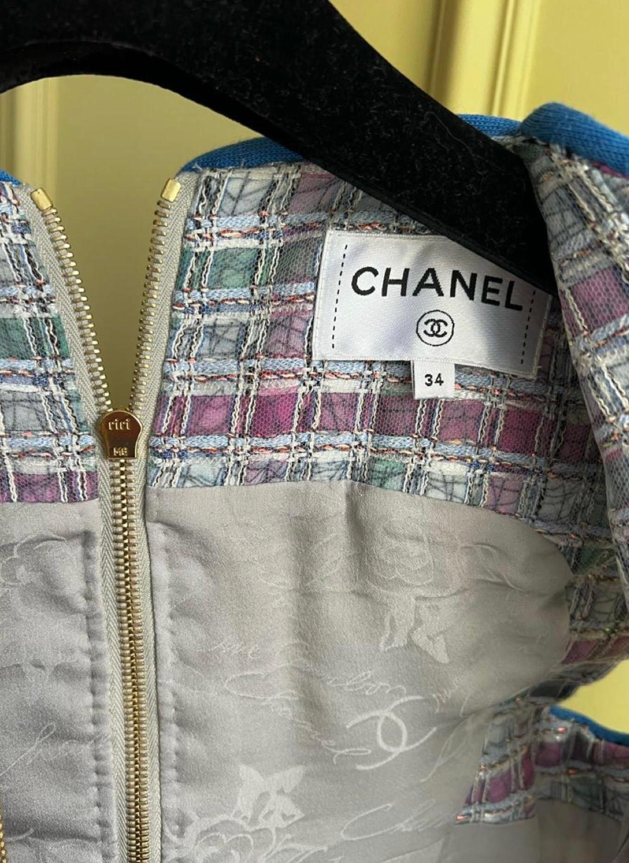 Chanel New Ribbon Tweed Runway Jacket Vest 3