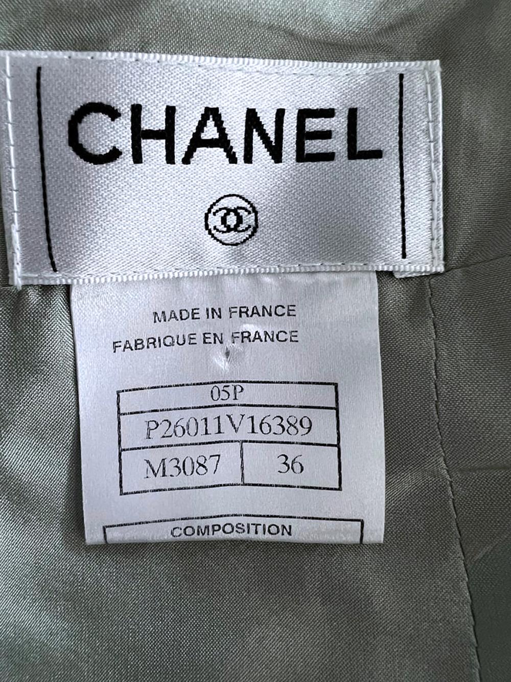 Chanel Neuer Tweed-Rock mit Schleife im Angebot 1