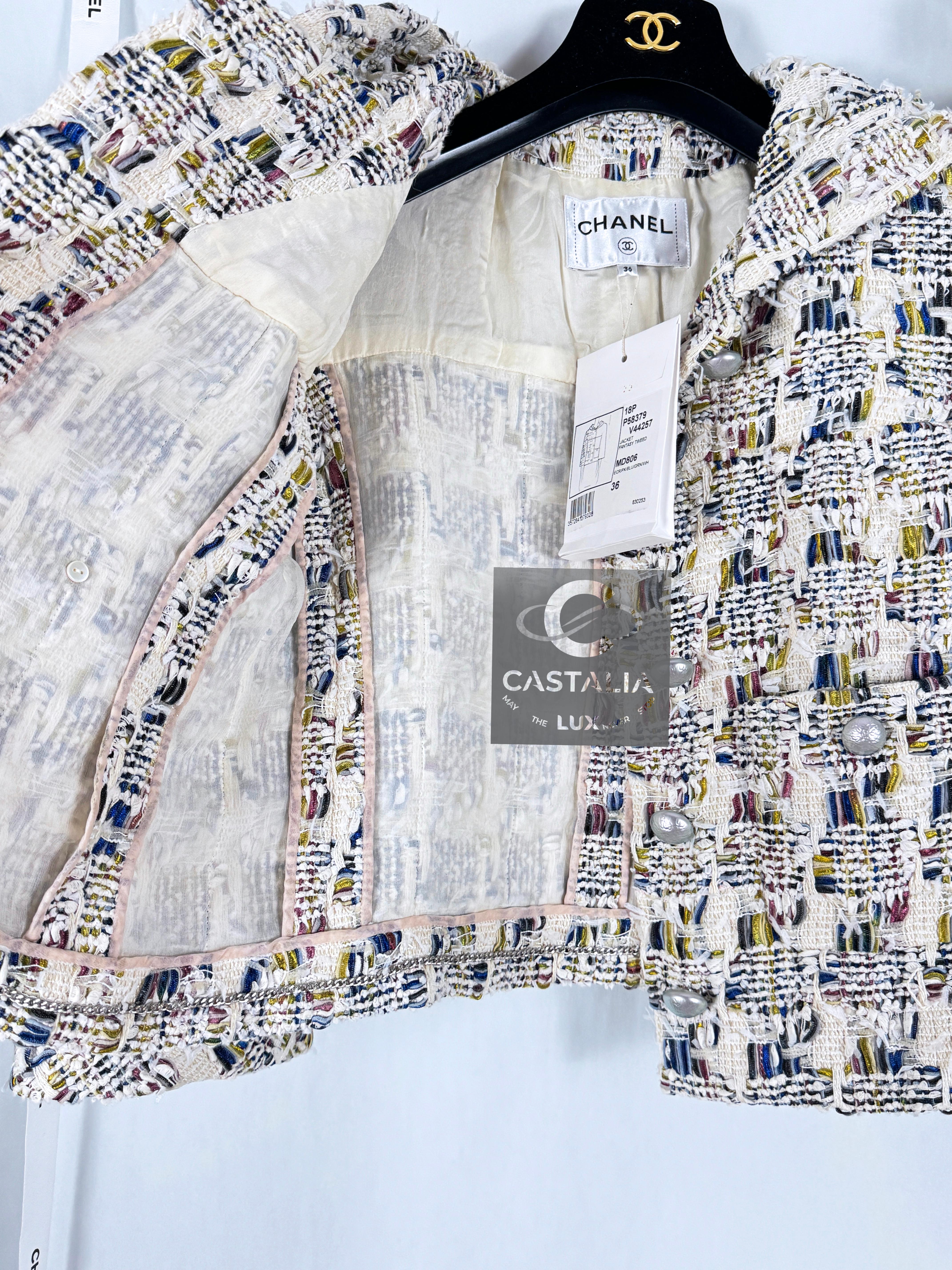 Chanel New Rita Ora Style Lesage Tweed Jacket 5