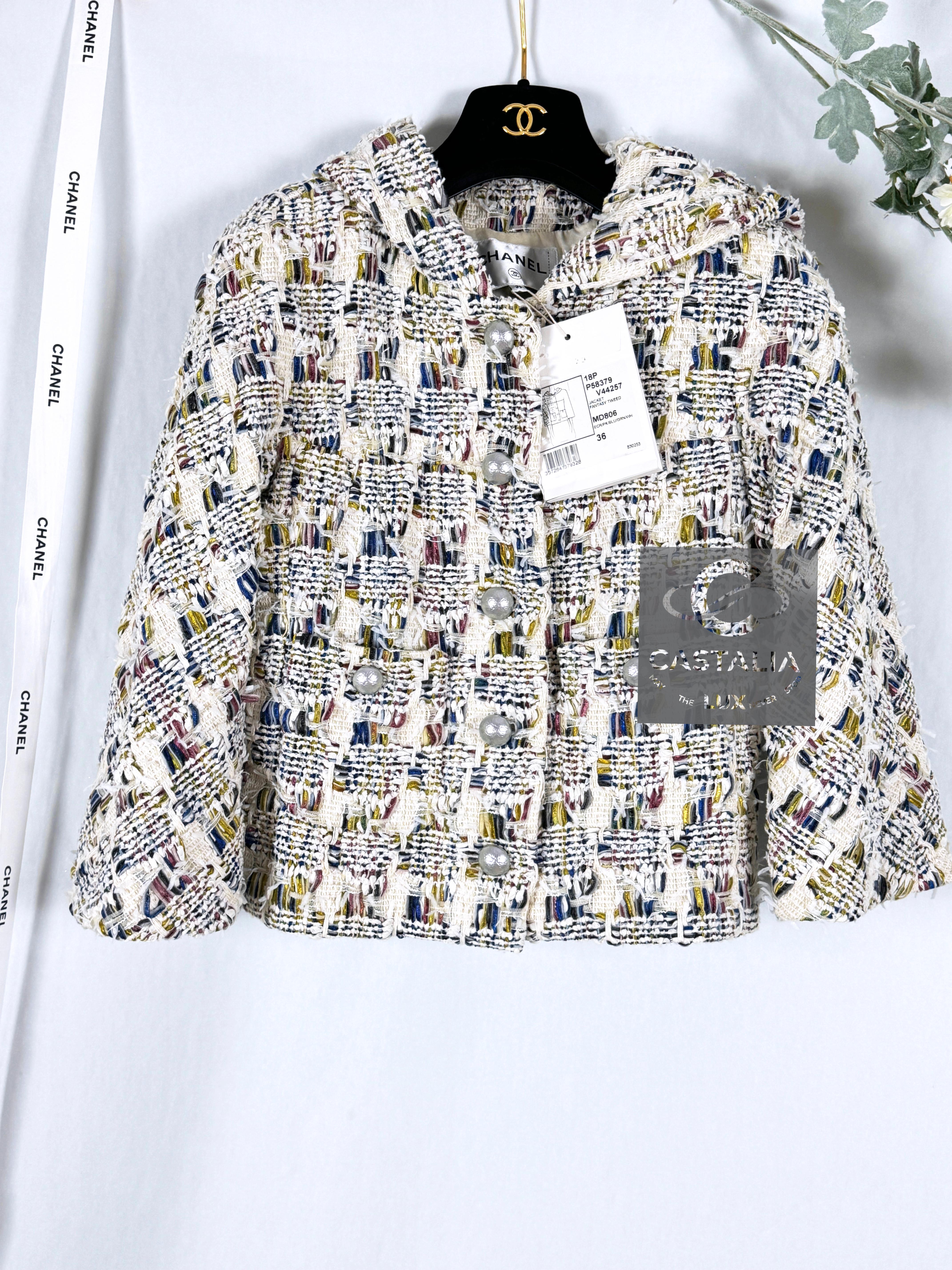 Chanel New Rita Ora Style Lesage Tweed Jacket 2