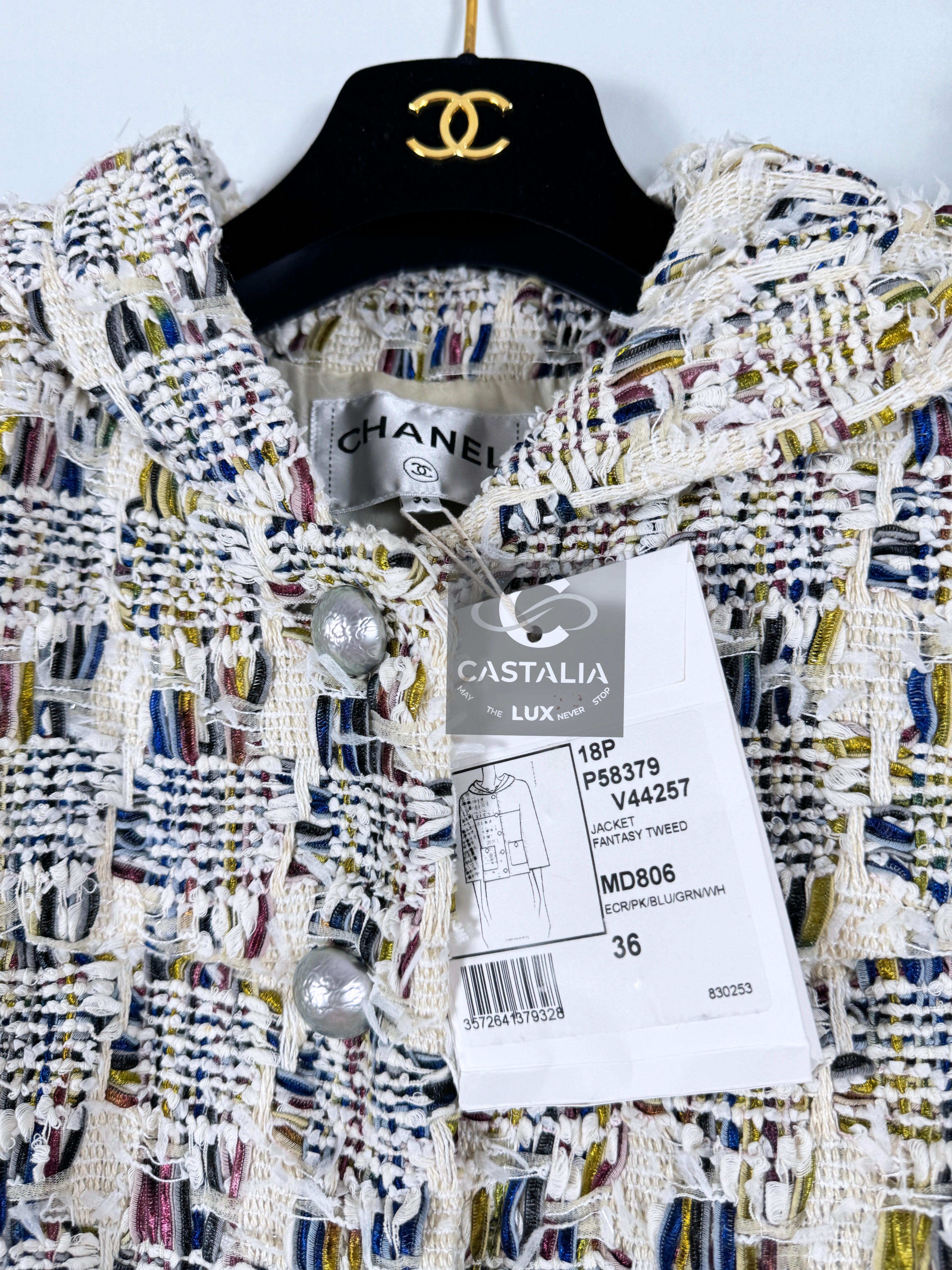 Chanel New Rita Ora Style Lesage Tweed Jacket 3