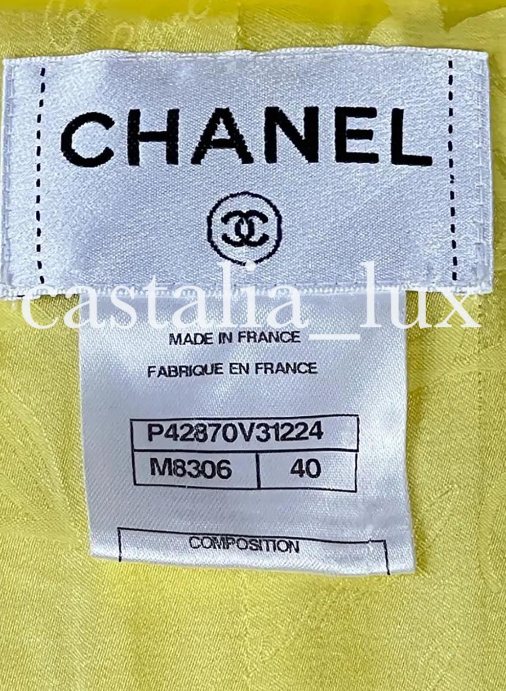 Chanel New Runway Belted Ribbon Tweed Dress For Sale 9