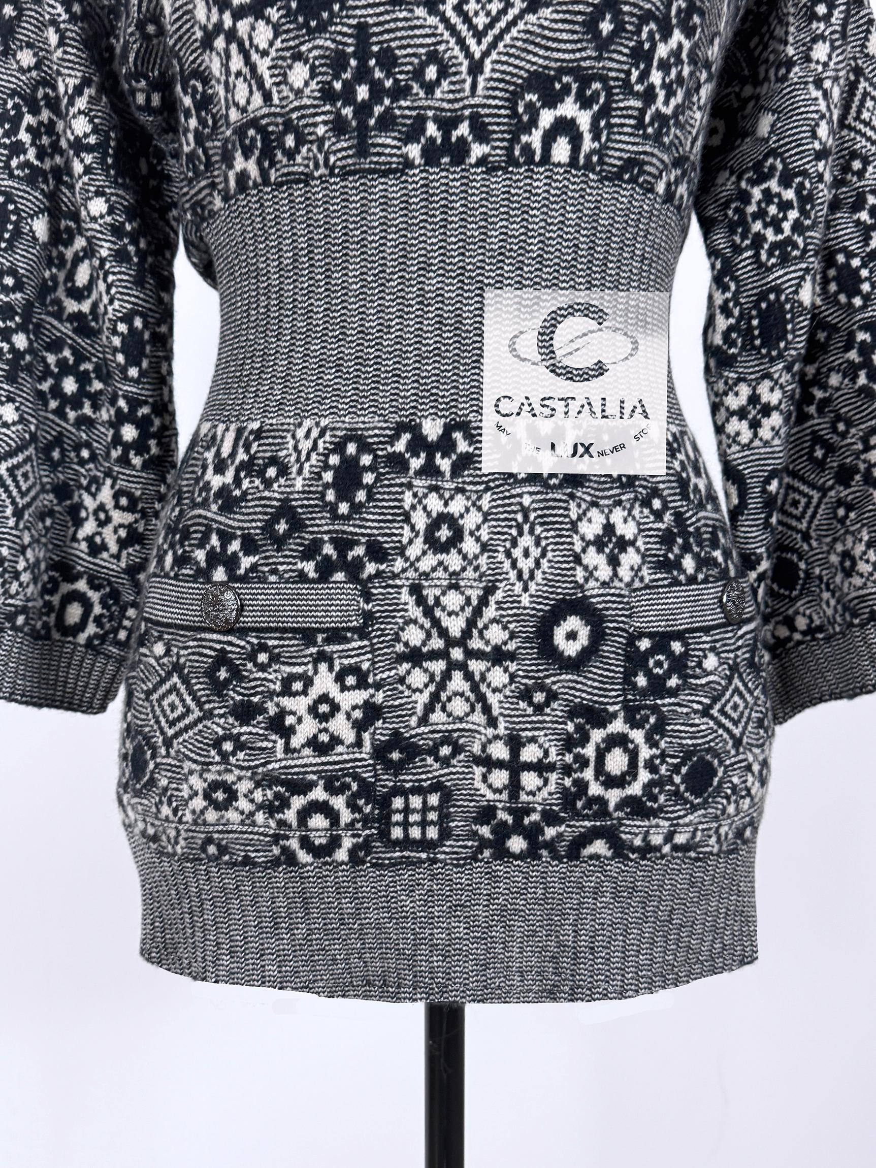 Chanel New Runway Cashmere Jumper 34 FR 4