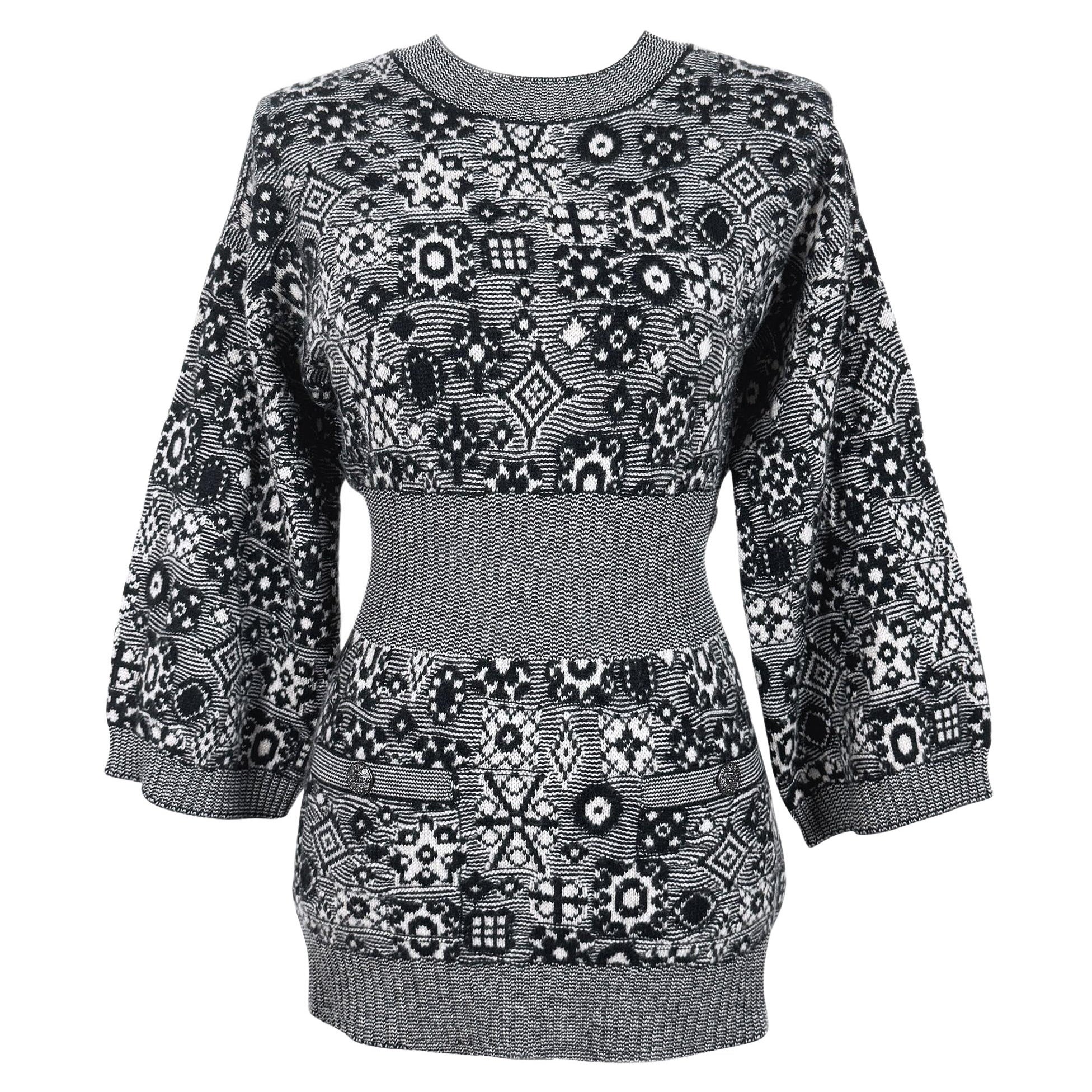 Chanel New Runway Cashmere Jumper 34 FR