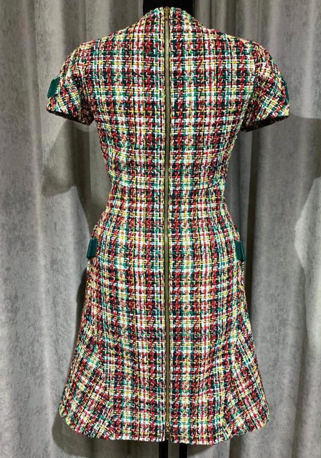 Chanel New Runway Lesage Tweed Dress 6