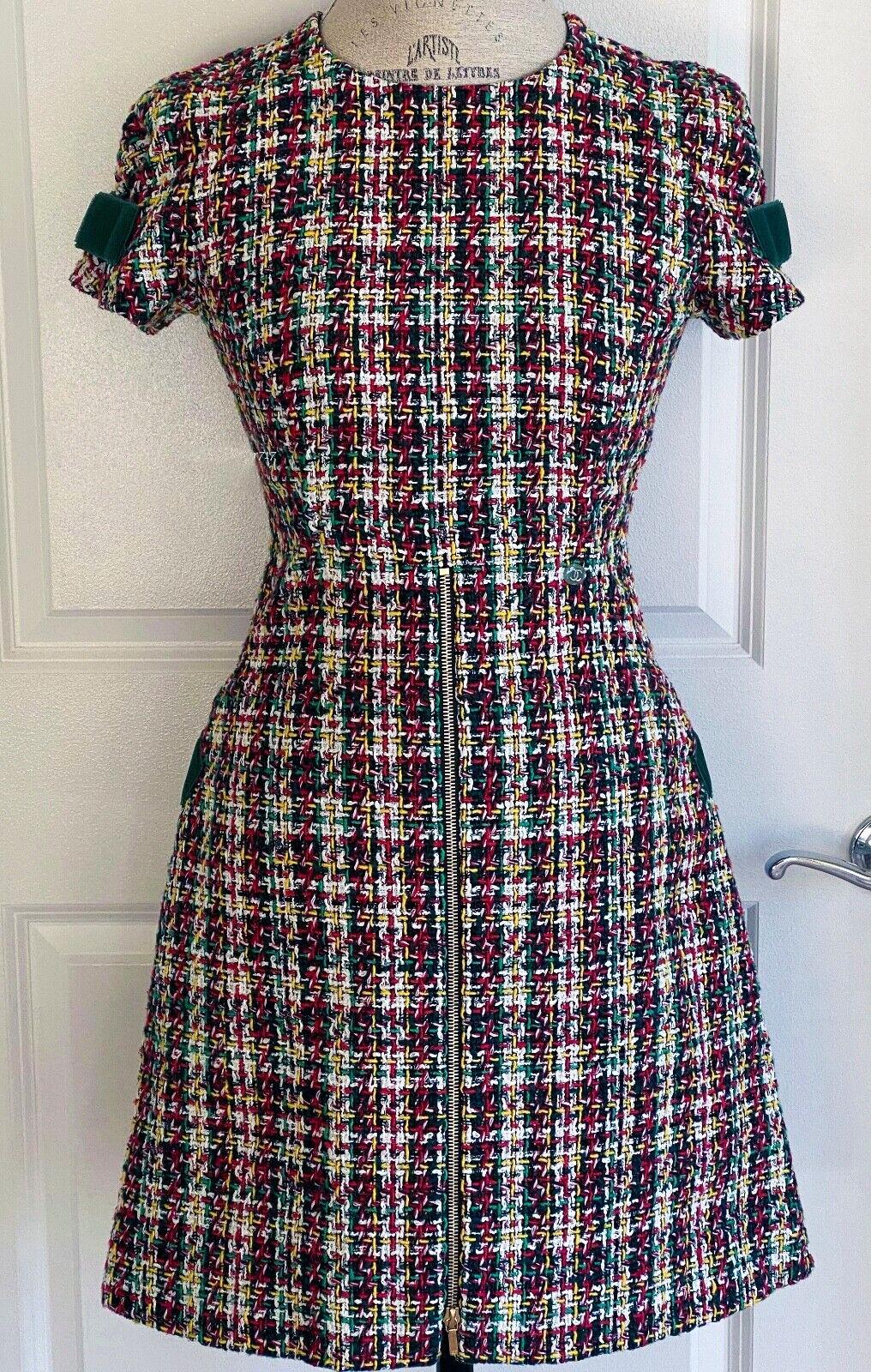 Chanel New Runway Lesage Tweed Dress 2