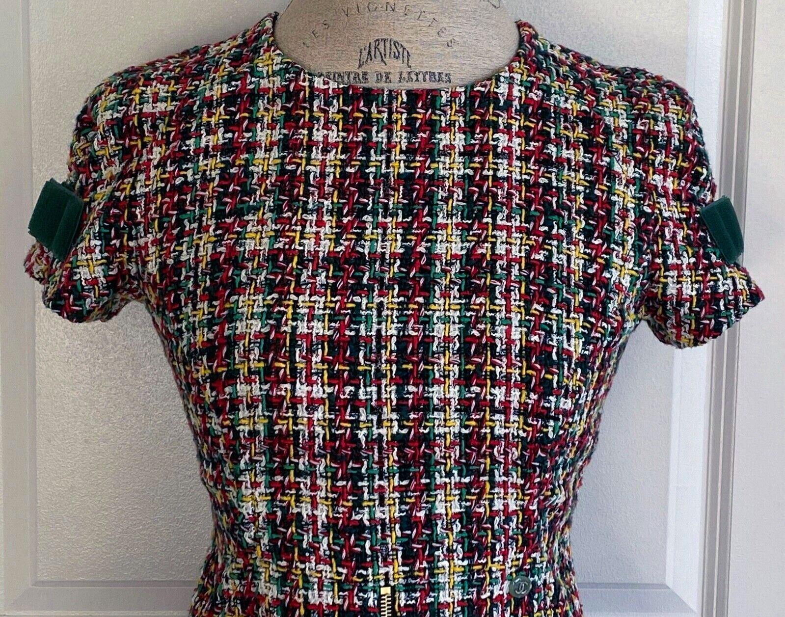 Chanel New Runway Lesage Tweed Dress 3