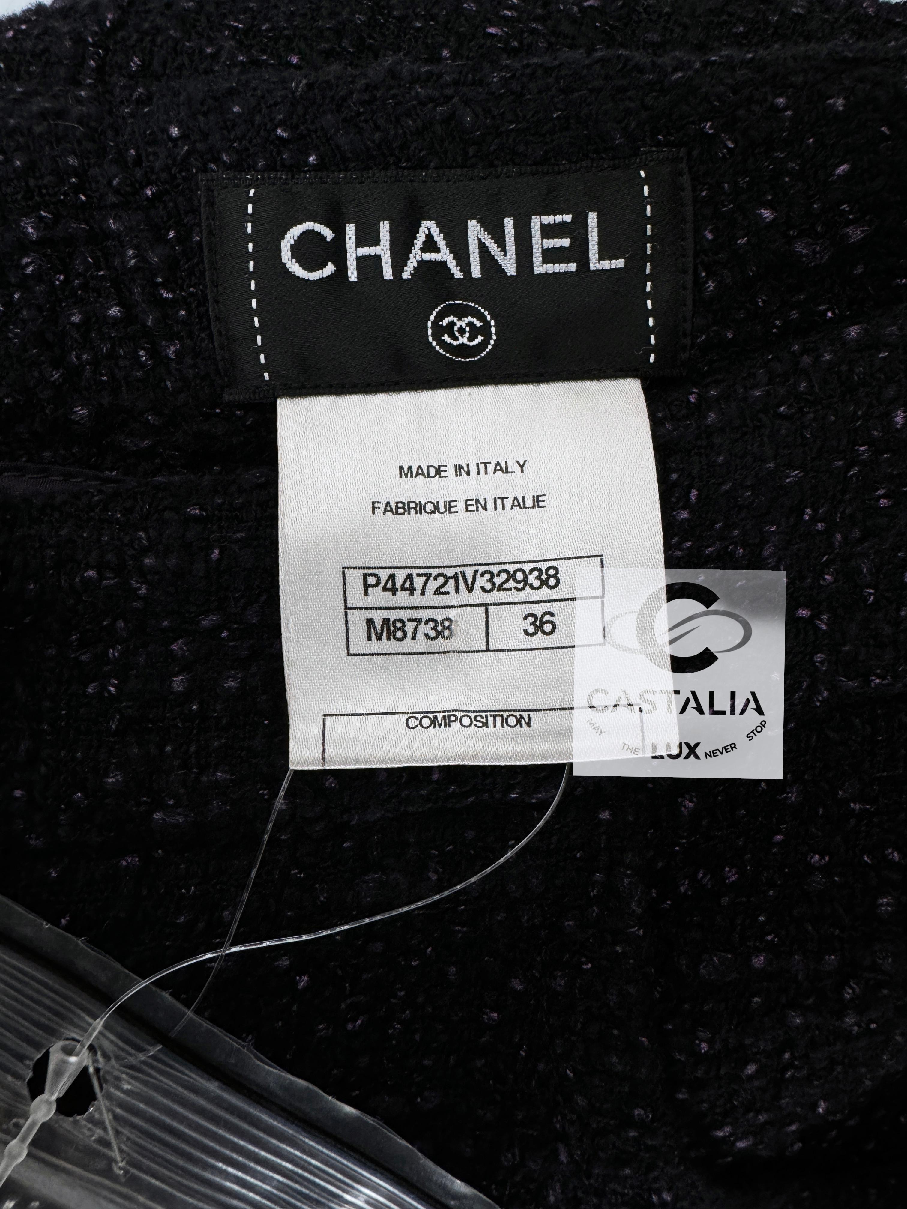 Chanel New Runway Tweed Trousers 36 FR For Sale 4