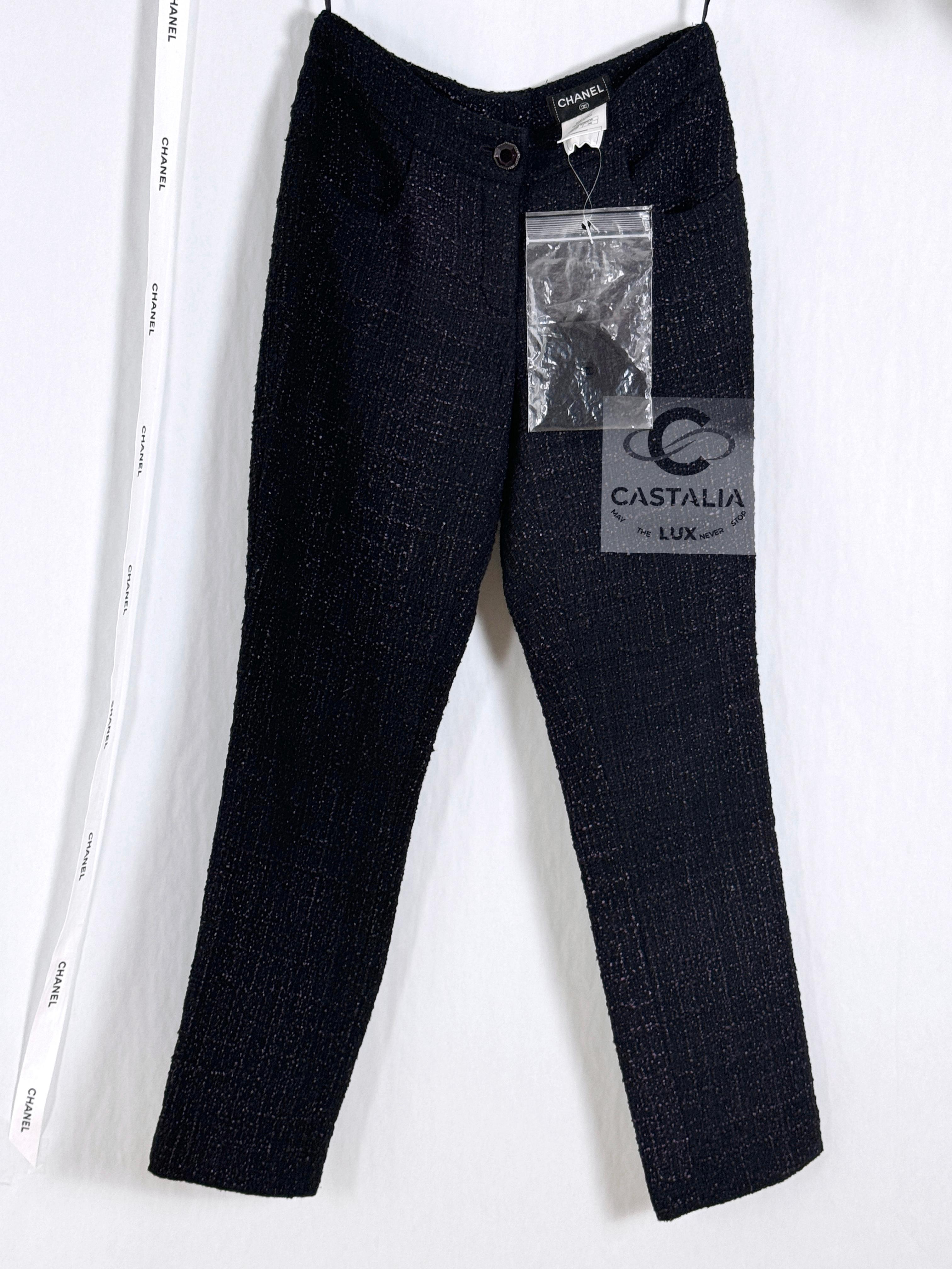 Chanel New Runway Tweed Trousers In New Condition In Dubai, AE