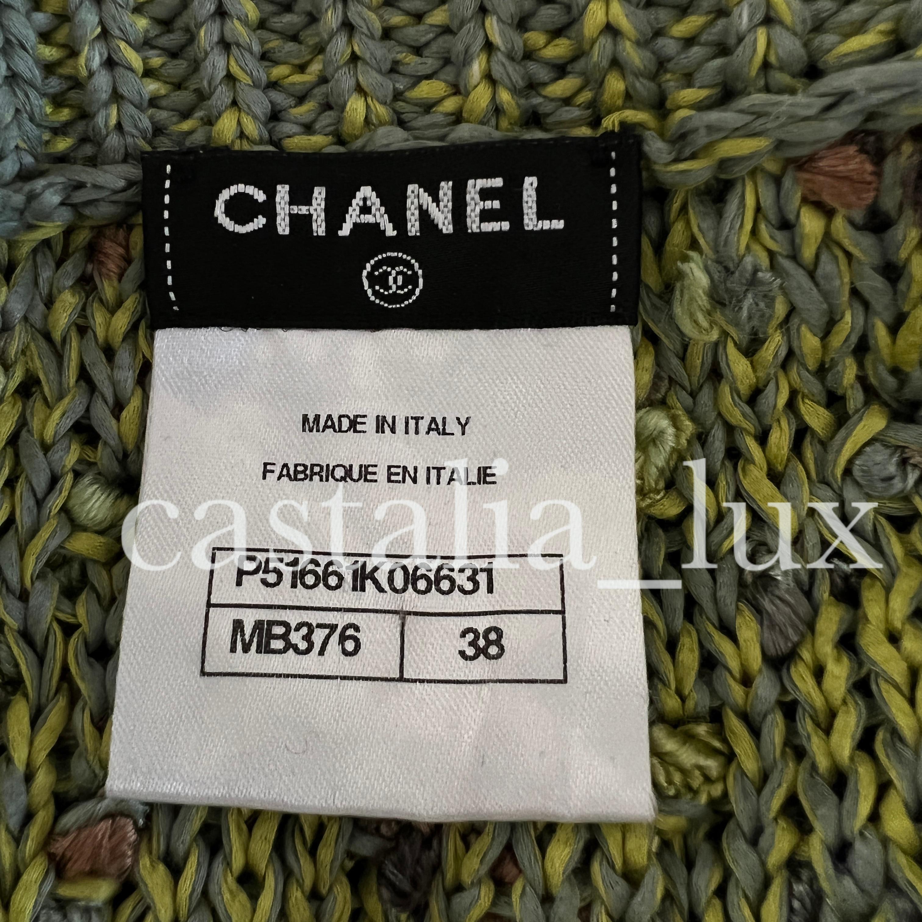 Chanel New Runway Costume en tweed tissé en vente 10
