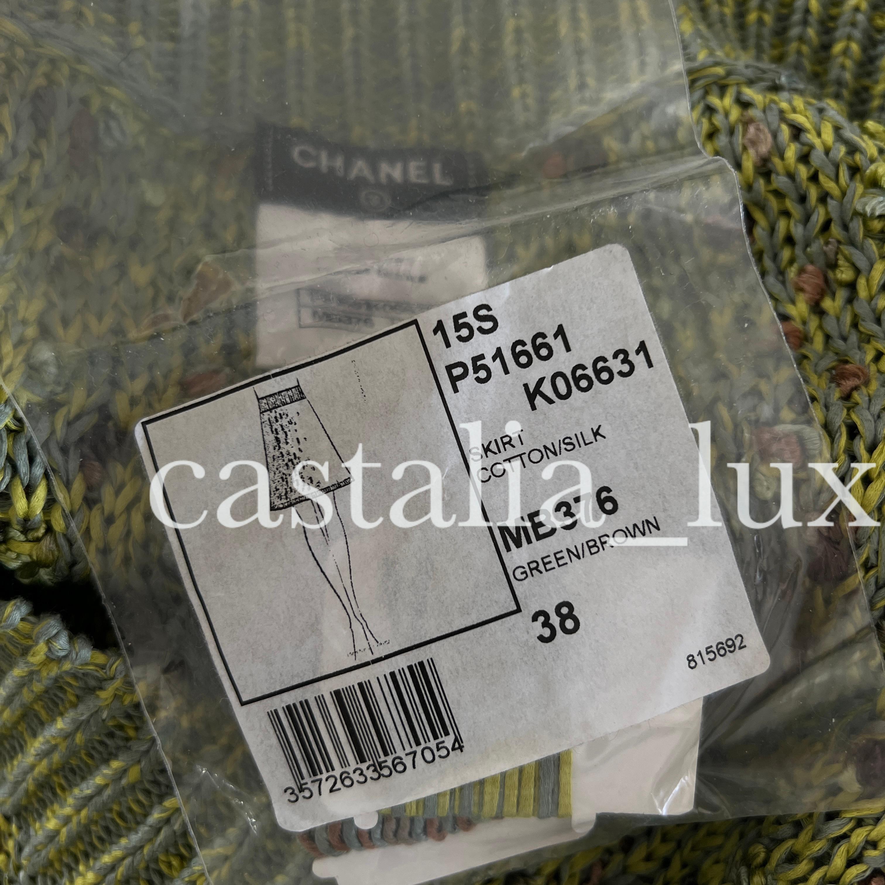 Chanel New Runway Woven Tweed Suit For Sale 5