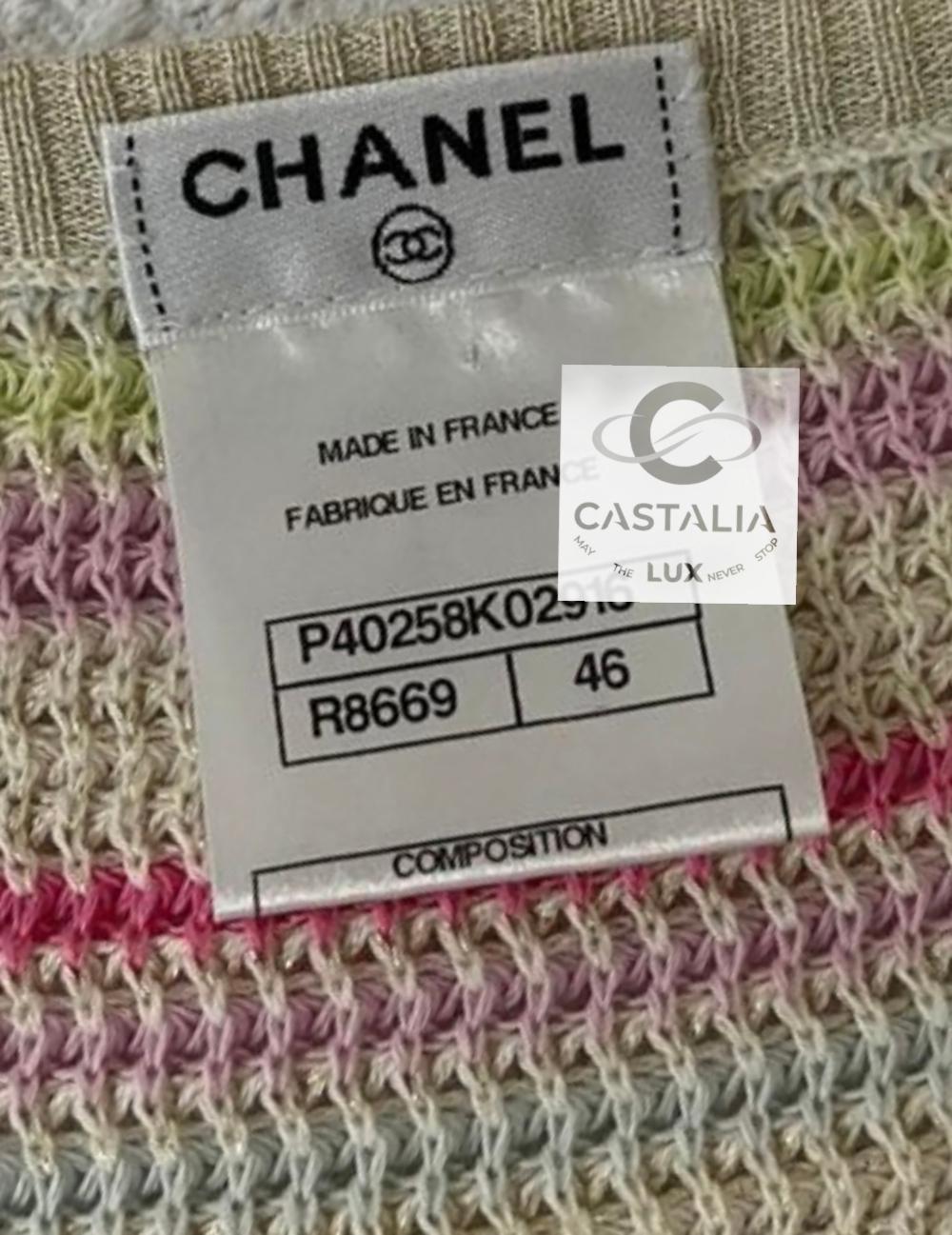 Chanel New Saint-Tropez CC Buttons Maxi Cardigan 7