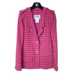 Chanel New Seoul Collection Fuchsia Tweed Jacket