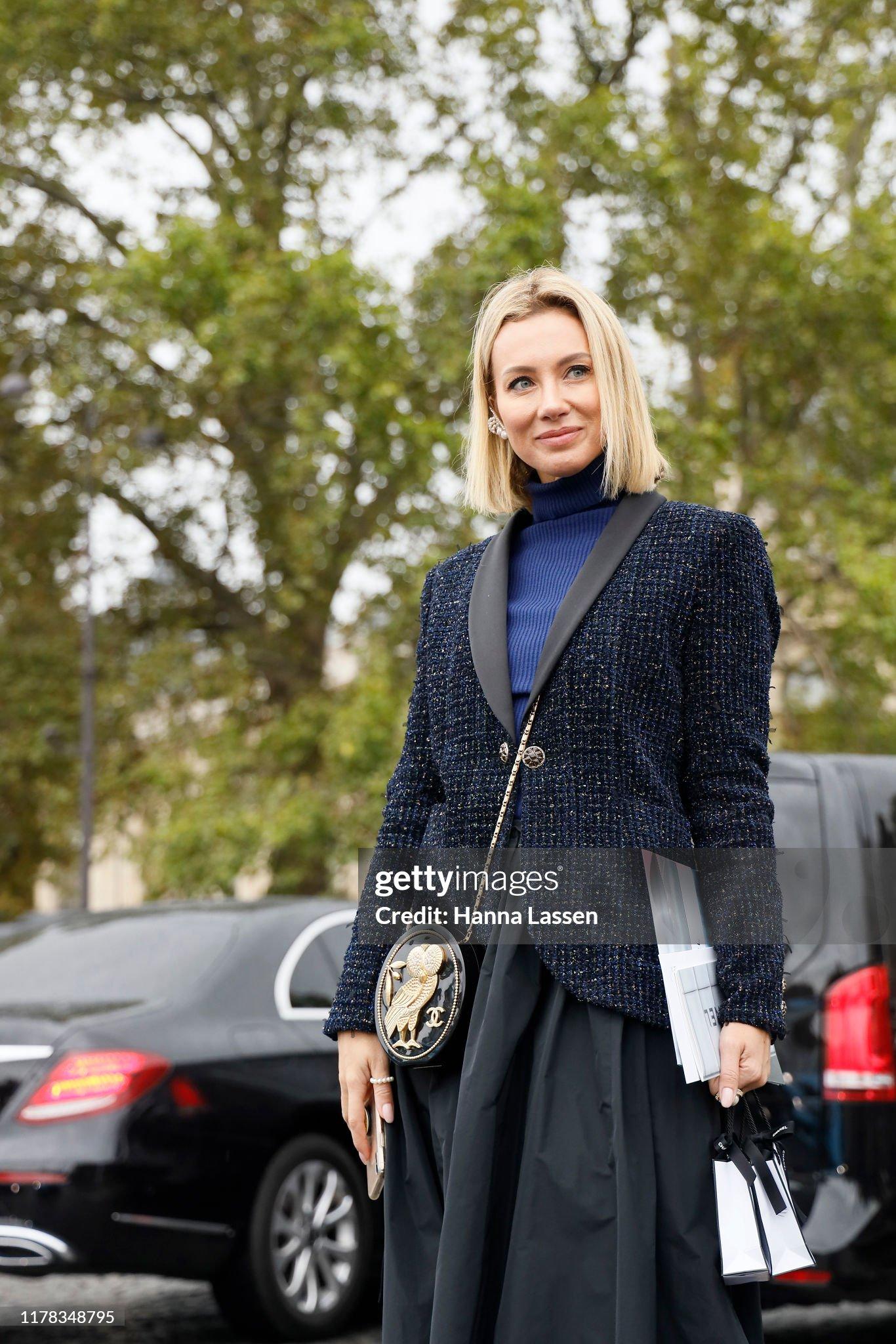 Chanel New Stunning Black Tweed Jacket 1