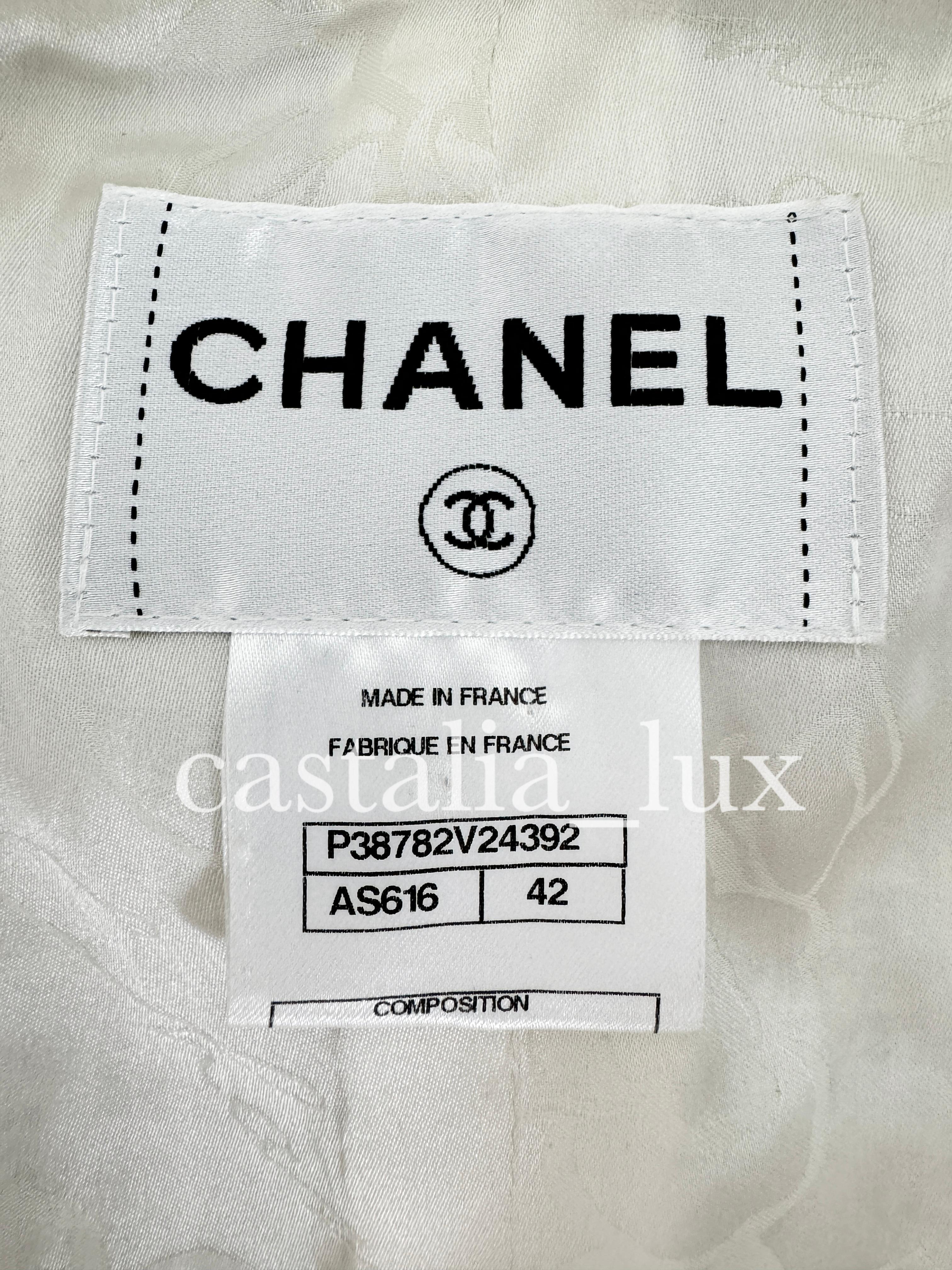 Chanel New Super Rare Collectible Little White Jacket 42 FR 10