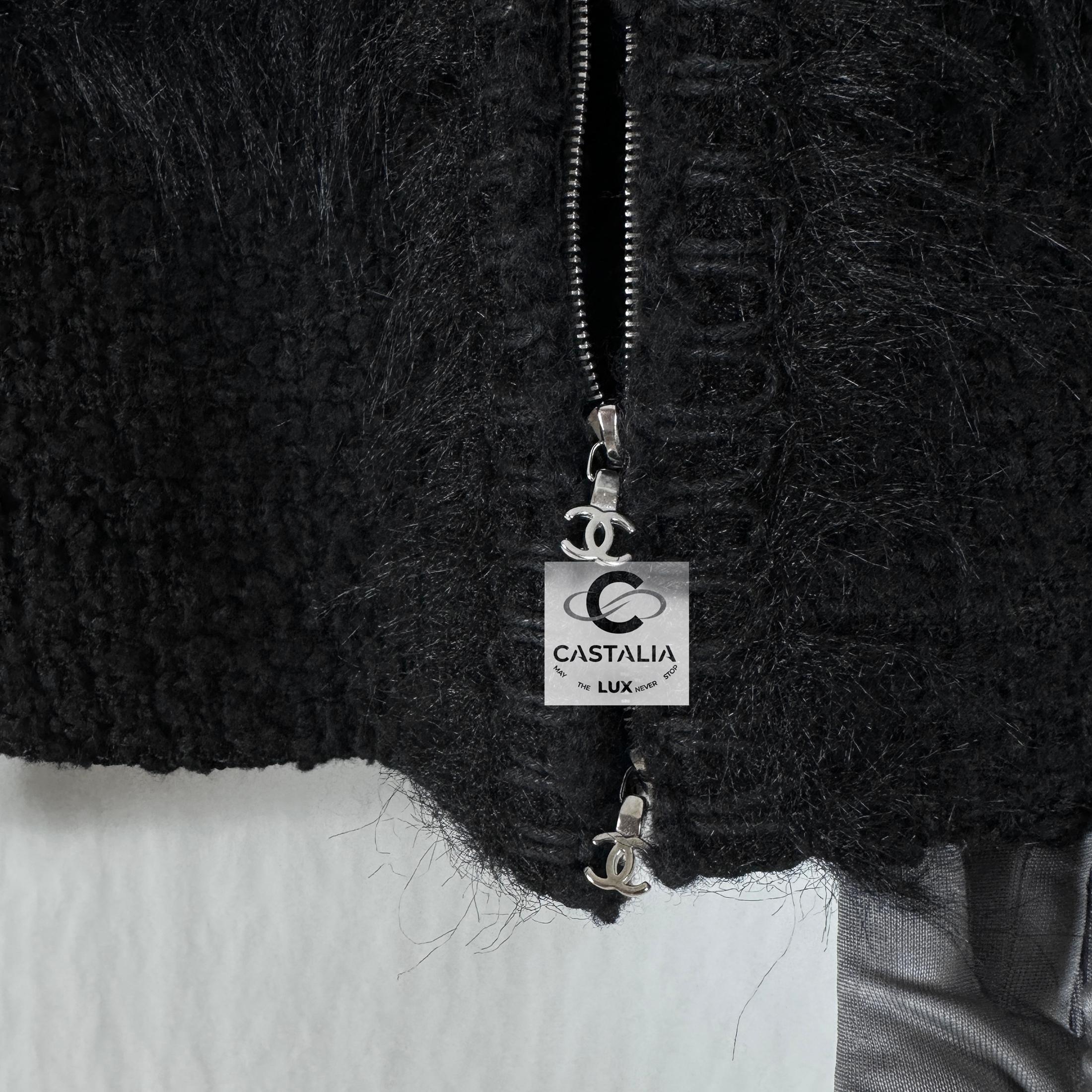Chanel New Timeless Black Tweed Jacket 3