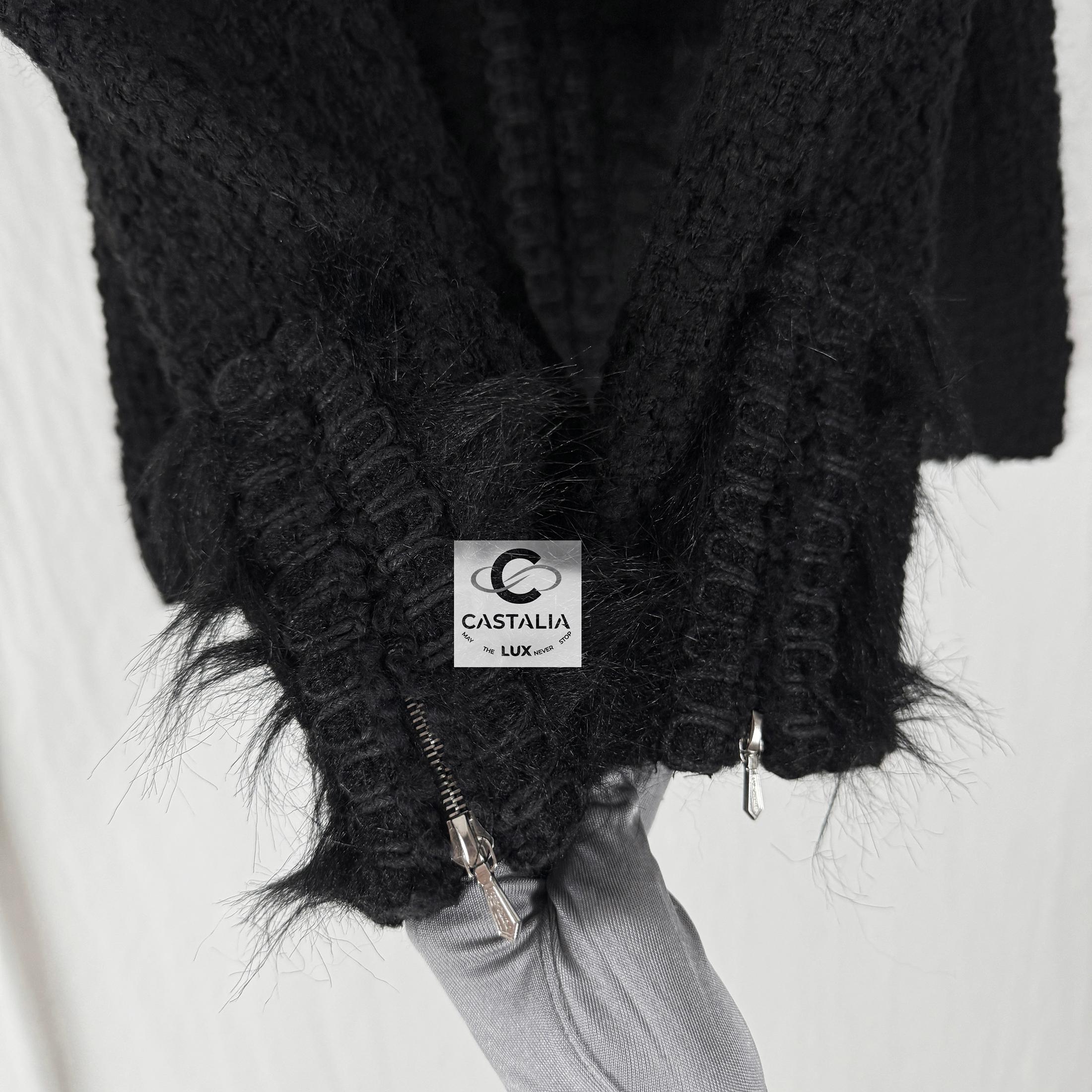 Chanel New Timeless Black Tweed Jacket 5
