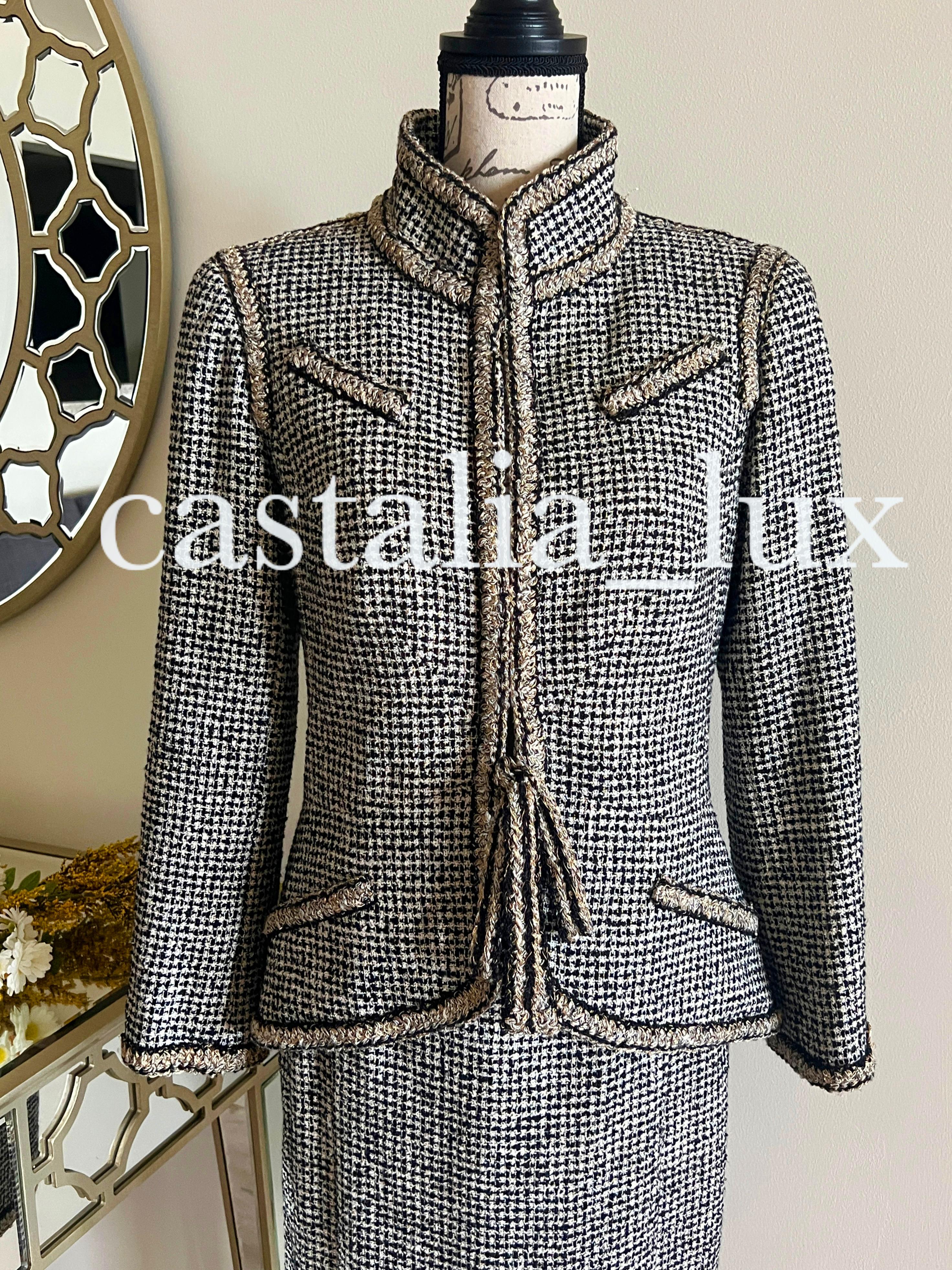Chanel New Venice Collection Lesage Tweed Suit For Sale 4