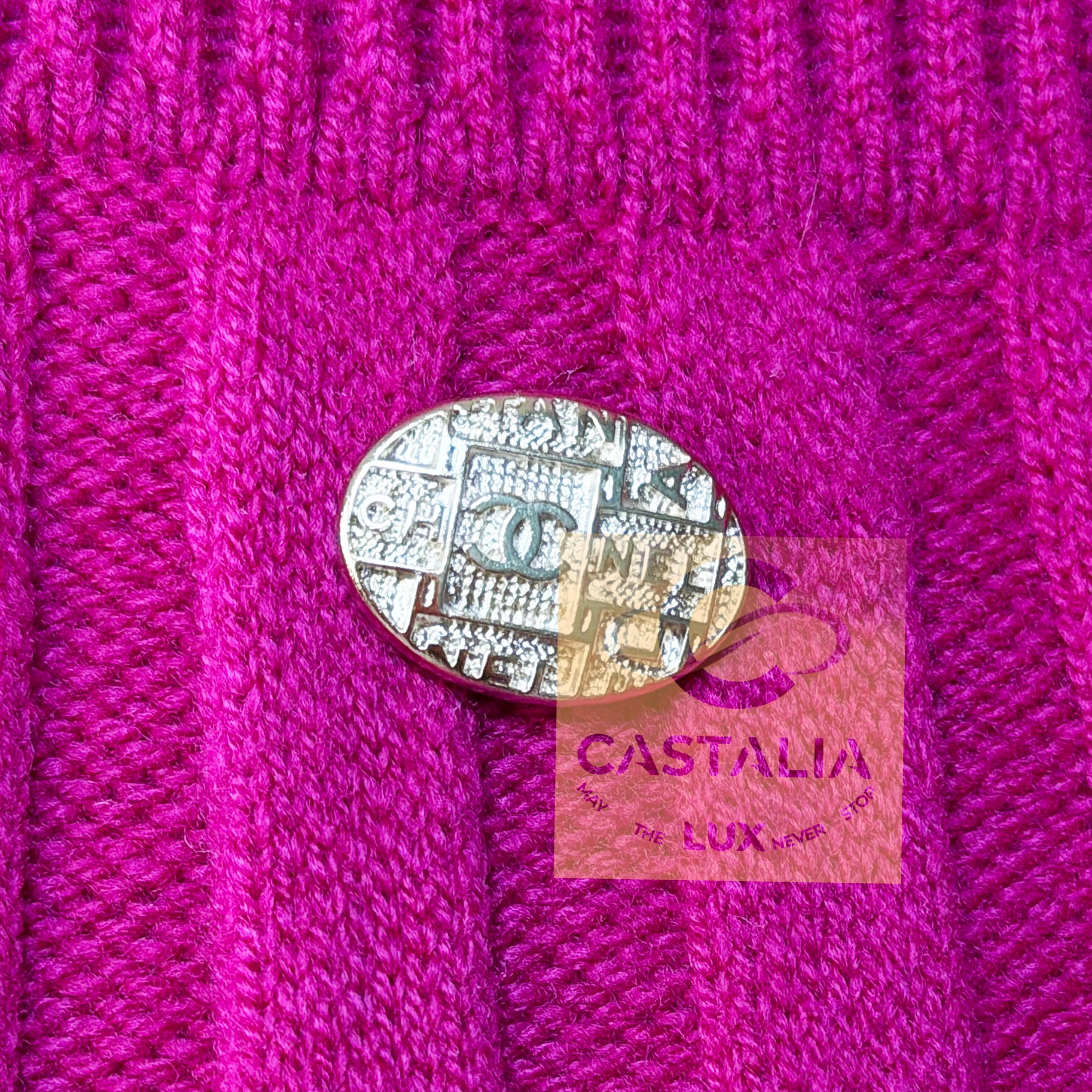 CHANEL New Vibrant Expressionism Robe Fuchsia 36 FR en vente 5