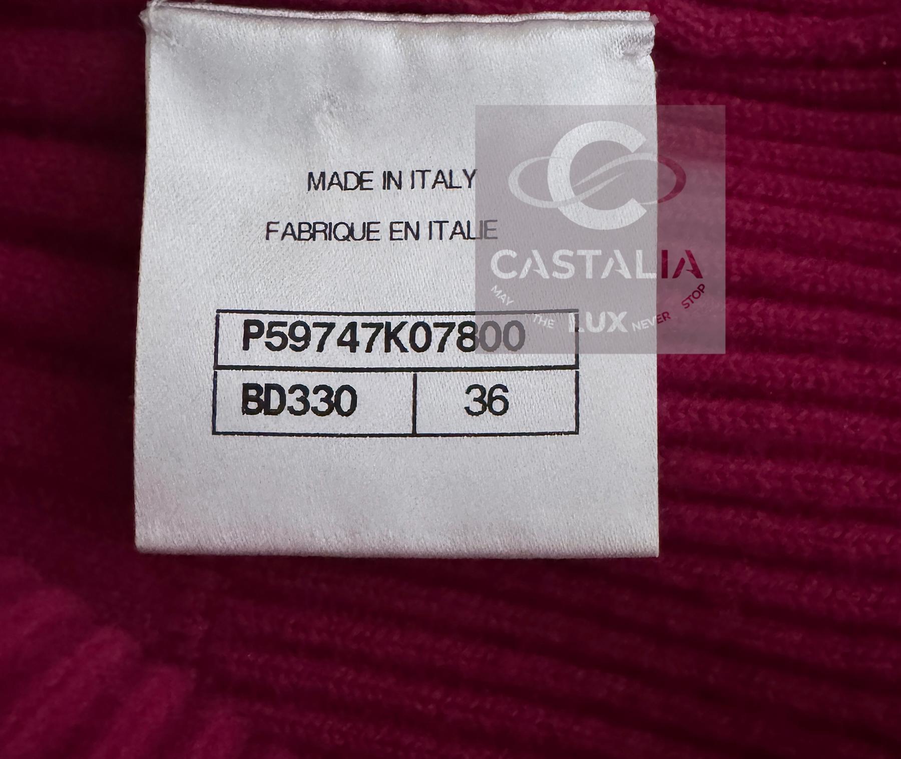 CHANEL New Vibrant Expressionism Fuchsia Kleid 36 FR im Angebot 8