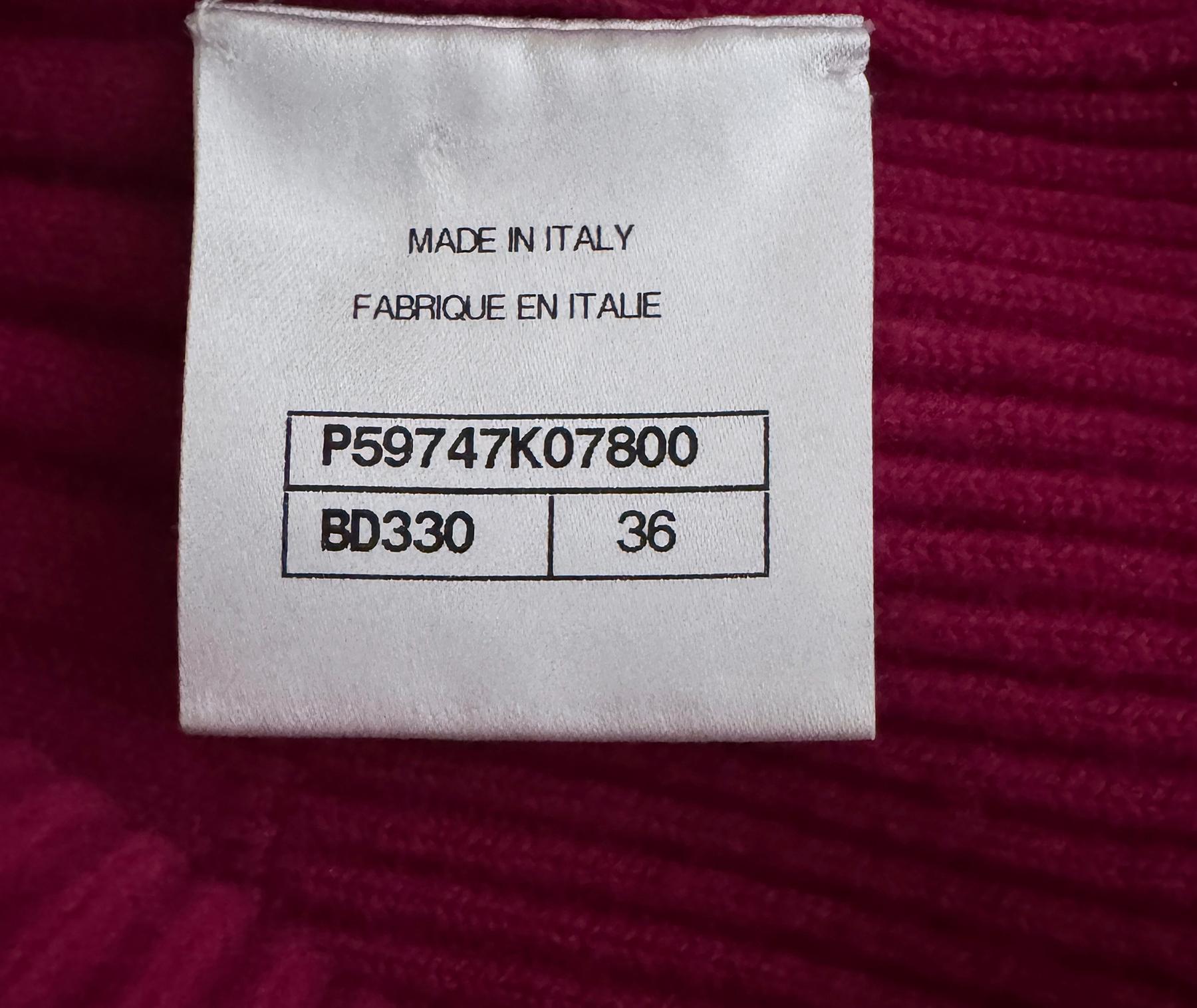 CHANEL New Vibrant Expressionism Robe Fuchsia 36 FR en vente 9