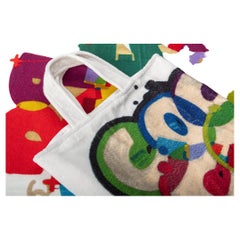 Chanel New White Graffiti Beach Set