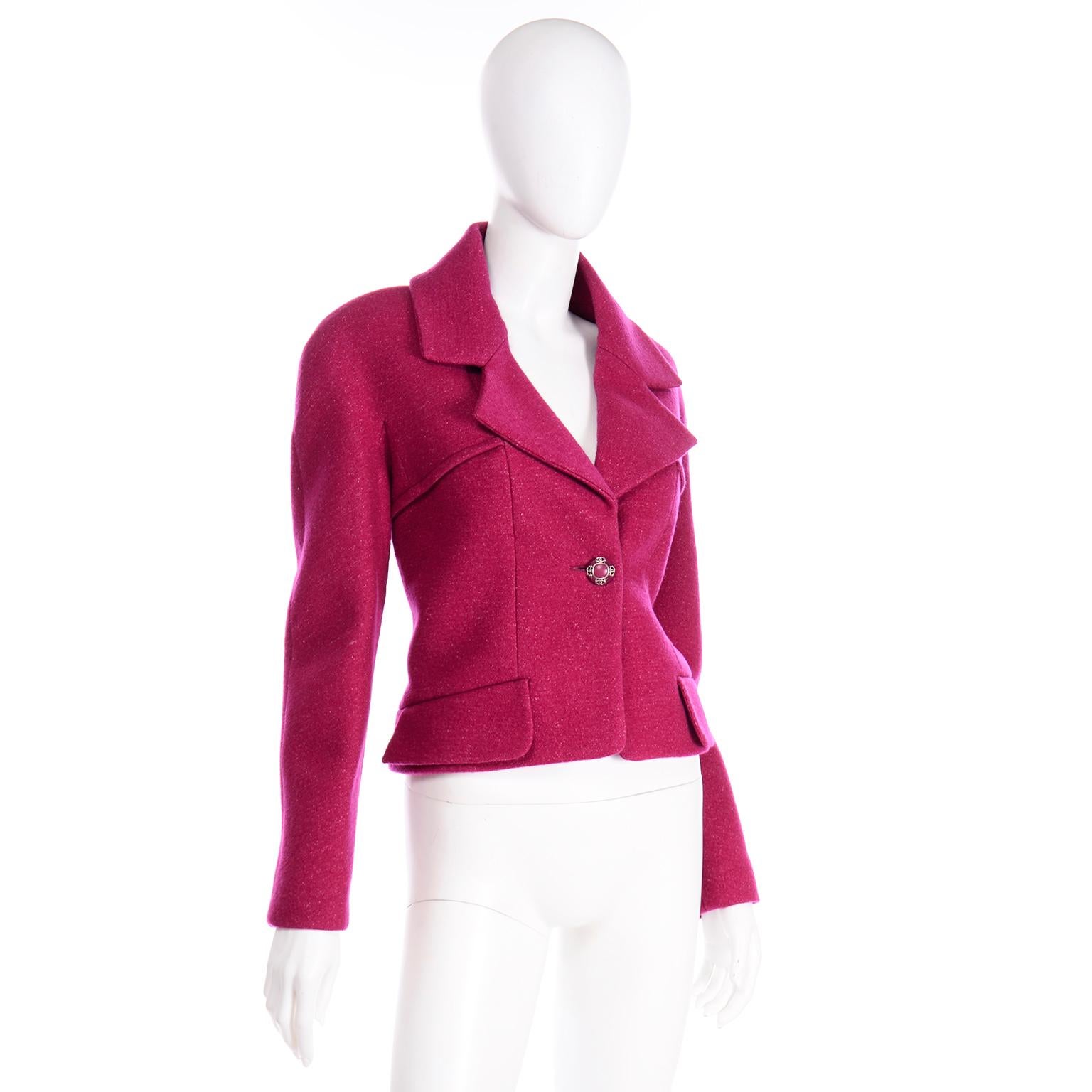 raspberry pink jacket