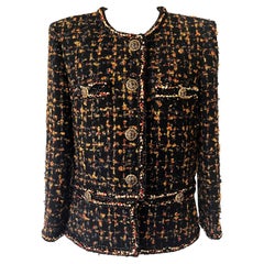 Chanel New-York Collection Black Tweed Jacket, 2019