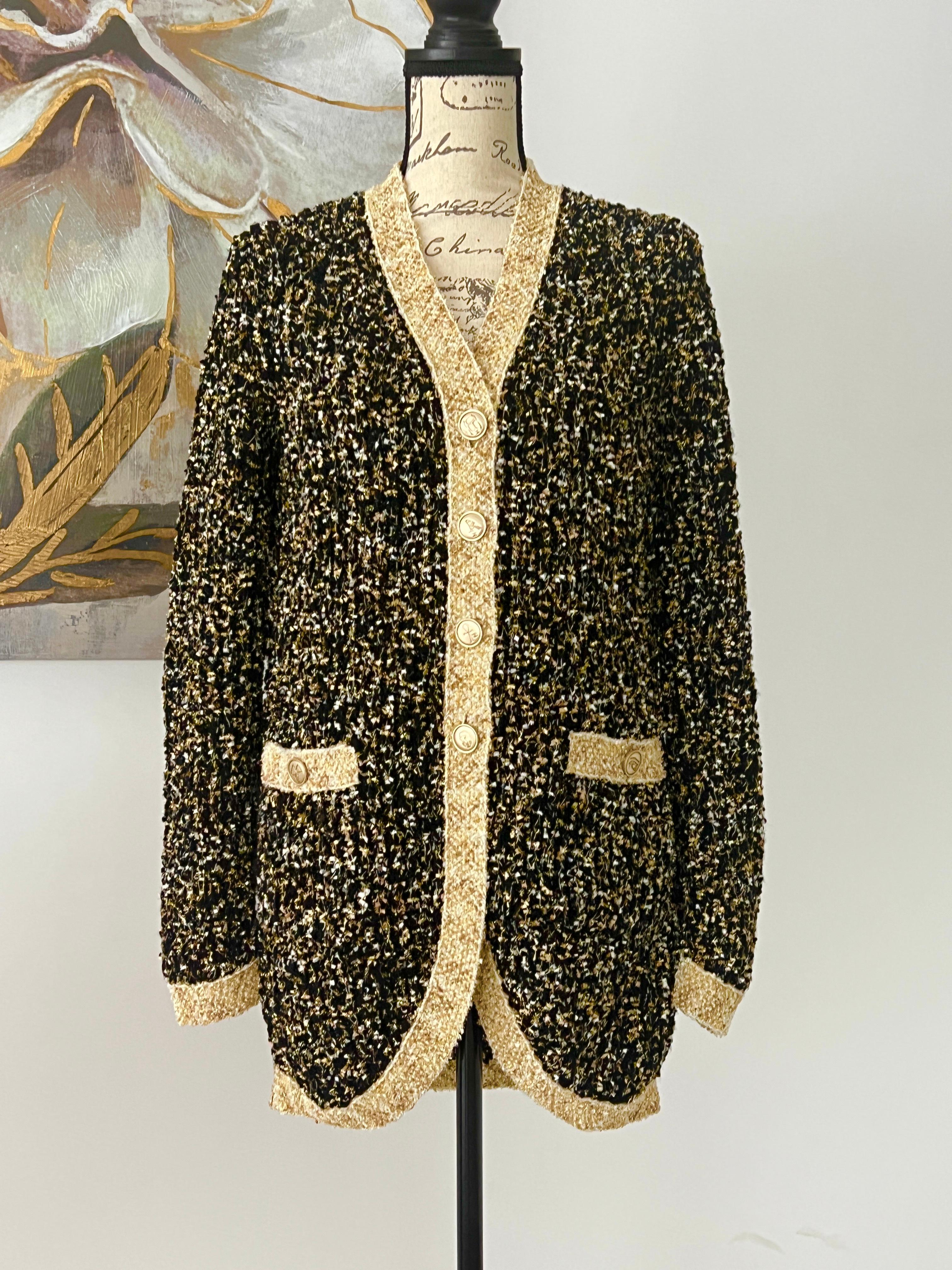 Women's Chanel New-York Collection Tweed Cardigan