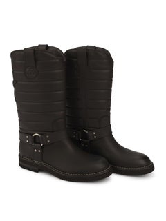 Chanel NIB Black 37.5 Black Boots