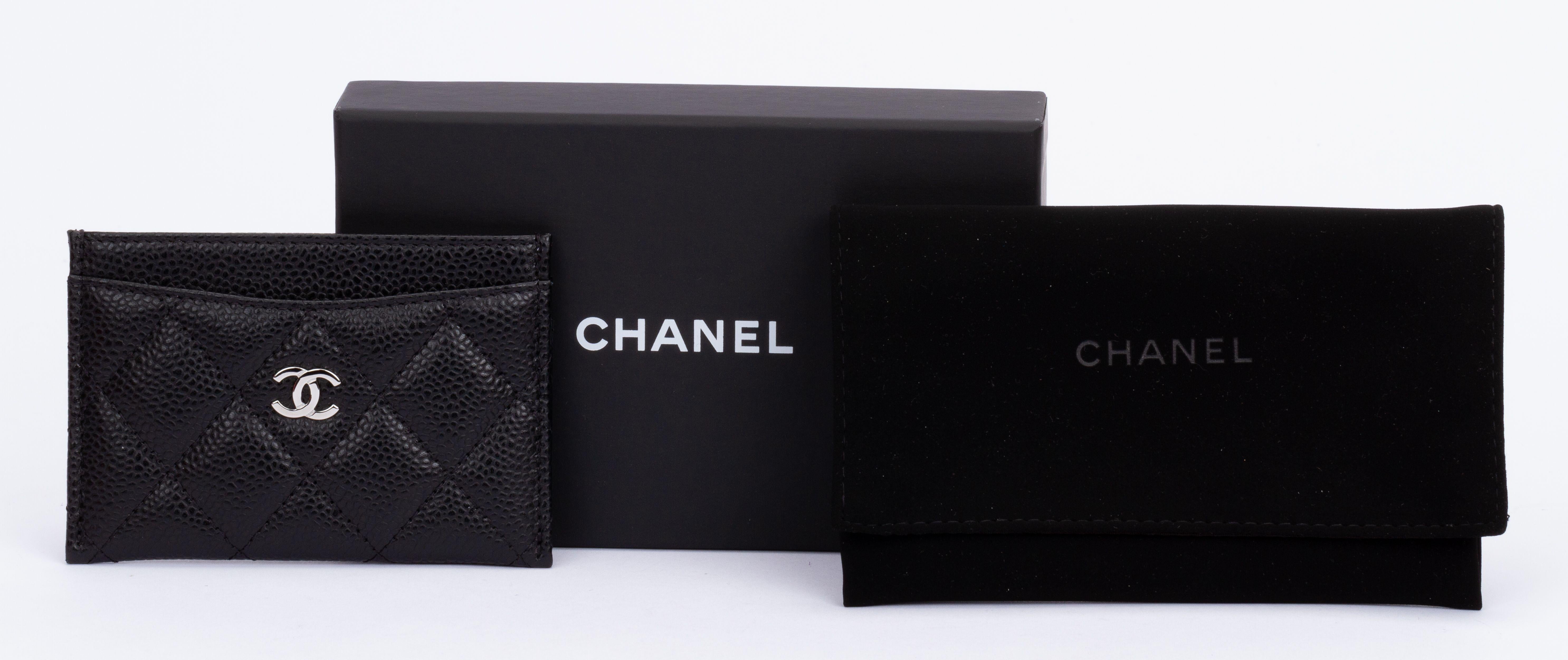 chanel card wallet