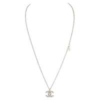 Chanel CC Logo Pendant Necklace