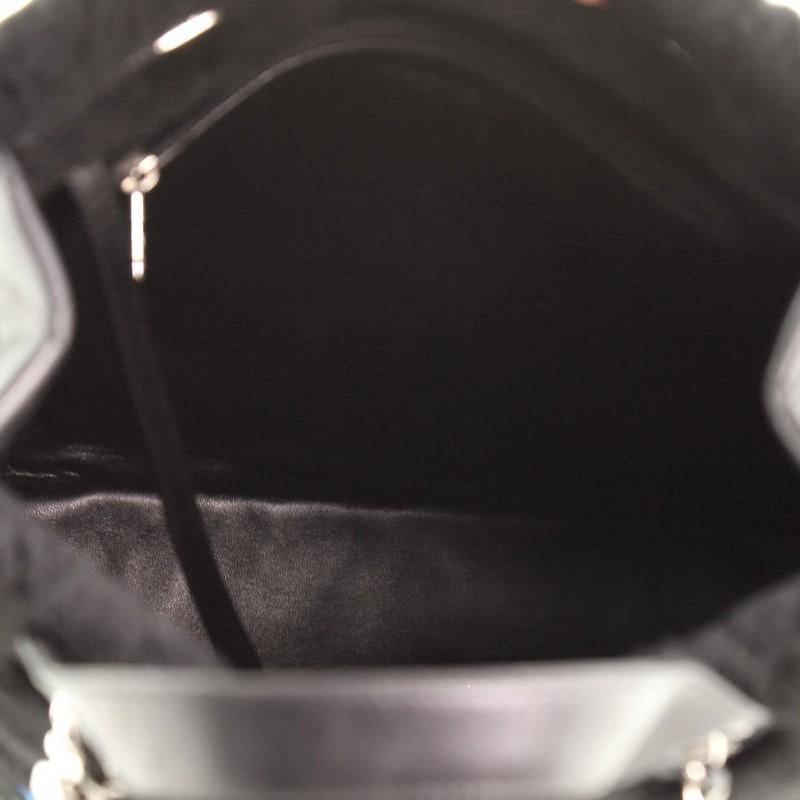 Chanel No. 5 Comic Tote Shearling Large In Good Condition In NY, NY