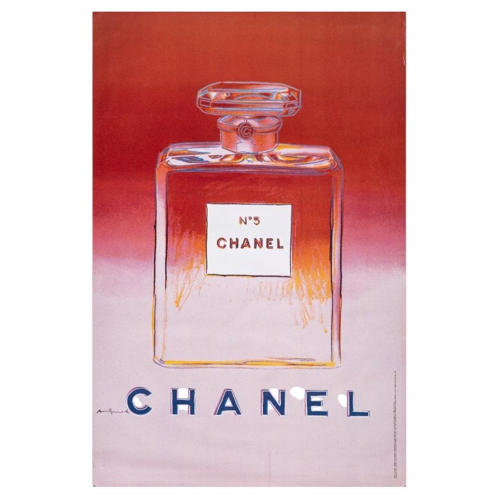 Affiche originale de Chanel Nº 5 1997 provenant d'un abribus parisien