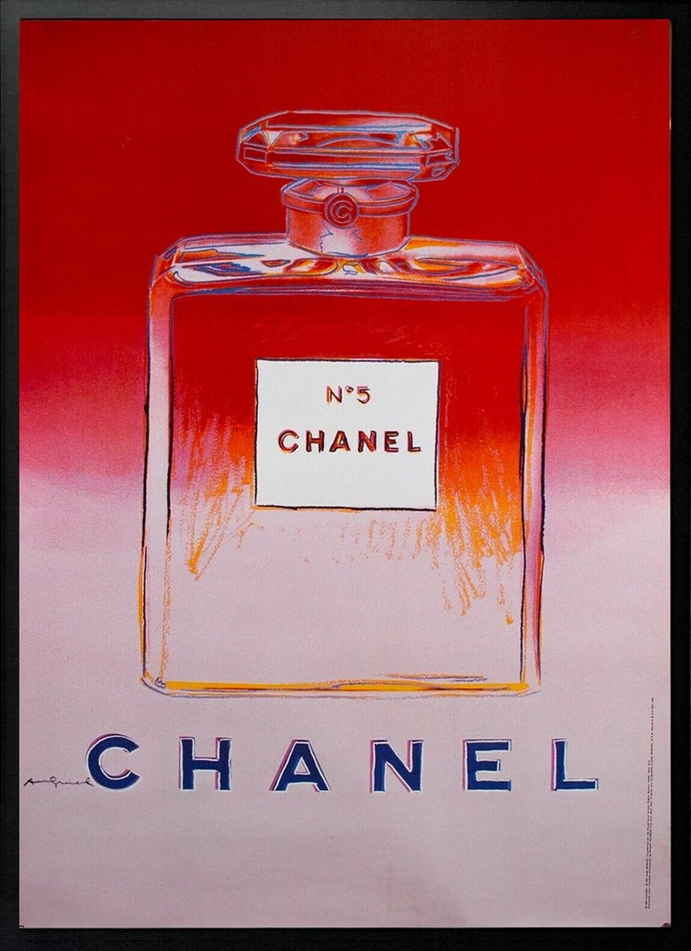 French Chanel Nº 5 Original Poster 'Framed' For Sale