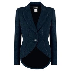 Chanel Nocturnal Hues Sculptured Tweed Jacket 38 FR