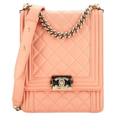 Chanel North South Boy Bag - 6 For Sale on 1stDibs  chanel north south bag,  chanel boy north south bag, chanel boy vertical