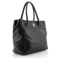 Chanel North South Cerf Executive Tote Leather Large