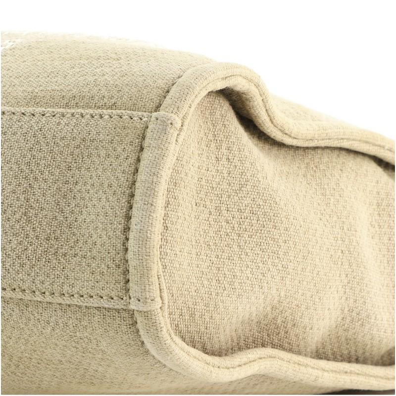Chanel North South Deauville Tote Canvas Small 2