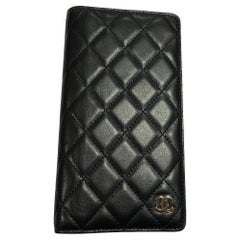 CHANEL Notebook Holder in Black Lamb Leather