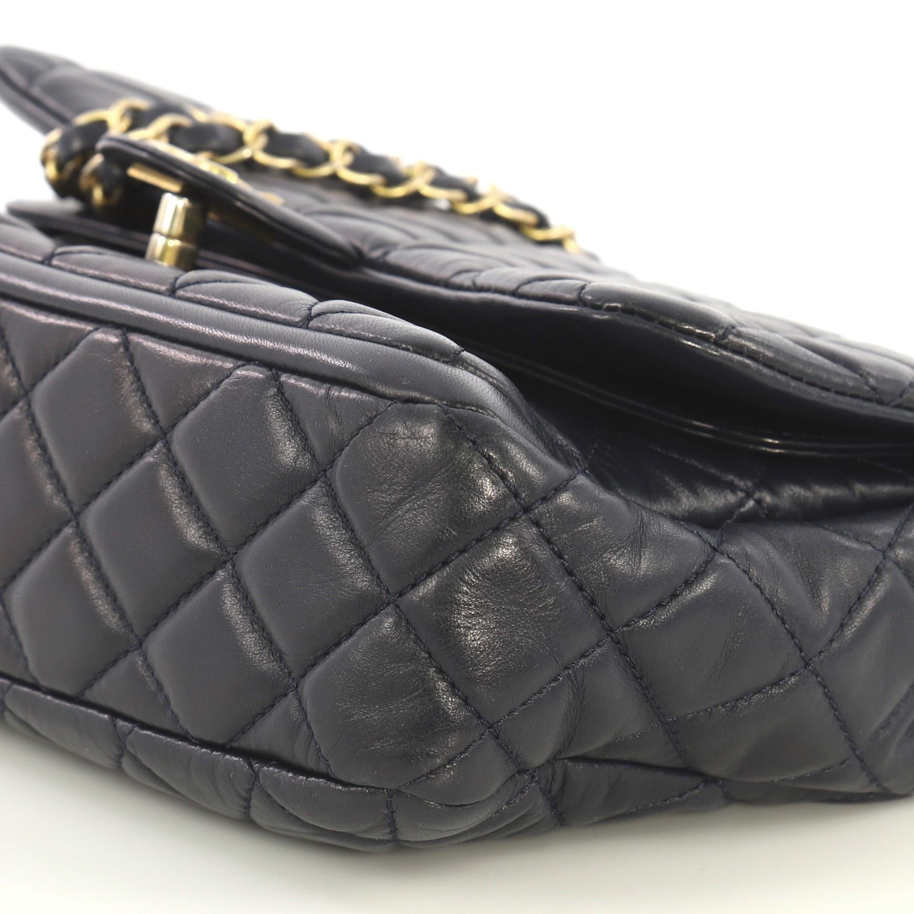 Chanel Now and Forever Flap Bag Quilted Lambskin Jumbo 1