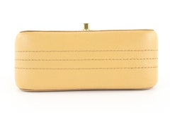 Chanel Nude Beige Caviar Leather Mini Classic Flap Square GHW 3CC1109