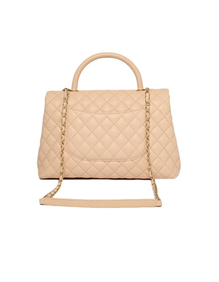 Chanel Lambskin Quilted Small Trendy CC Flap Bag Caramel Beige Gold Ha –  Coco Approved Studio